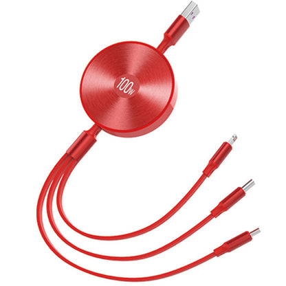 Câble rétractable 3-en-1 USB-C Lightning Micro-USB Packune – photo 9